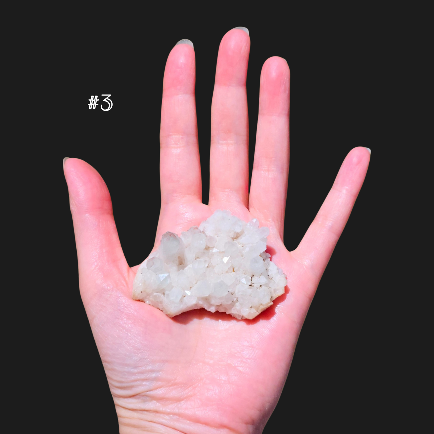 Green Phantom Quartz Crystal Cluster