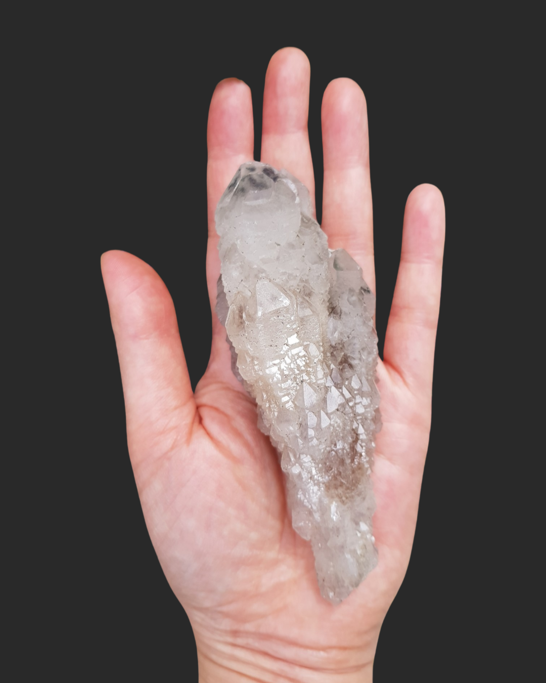 Smoky Quartz Elestial Point