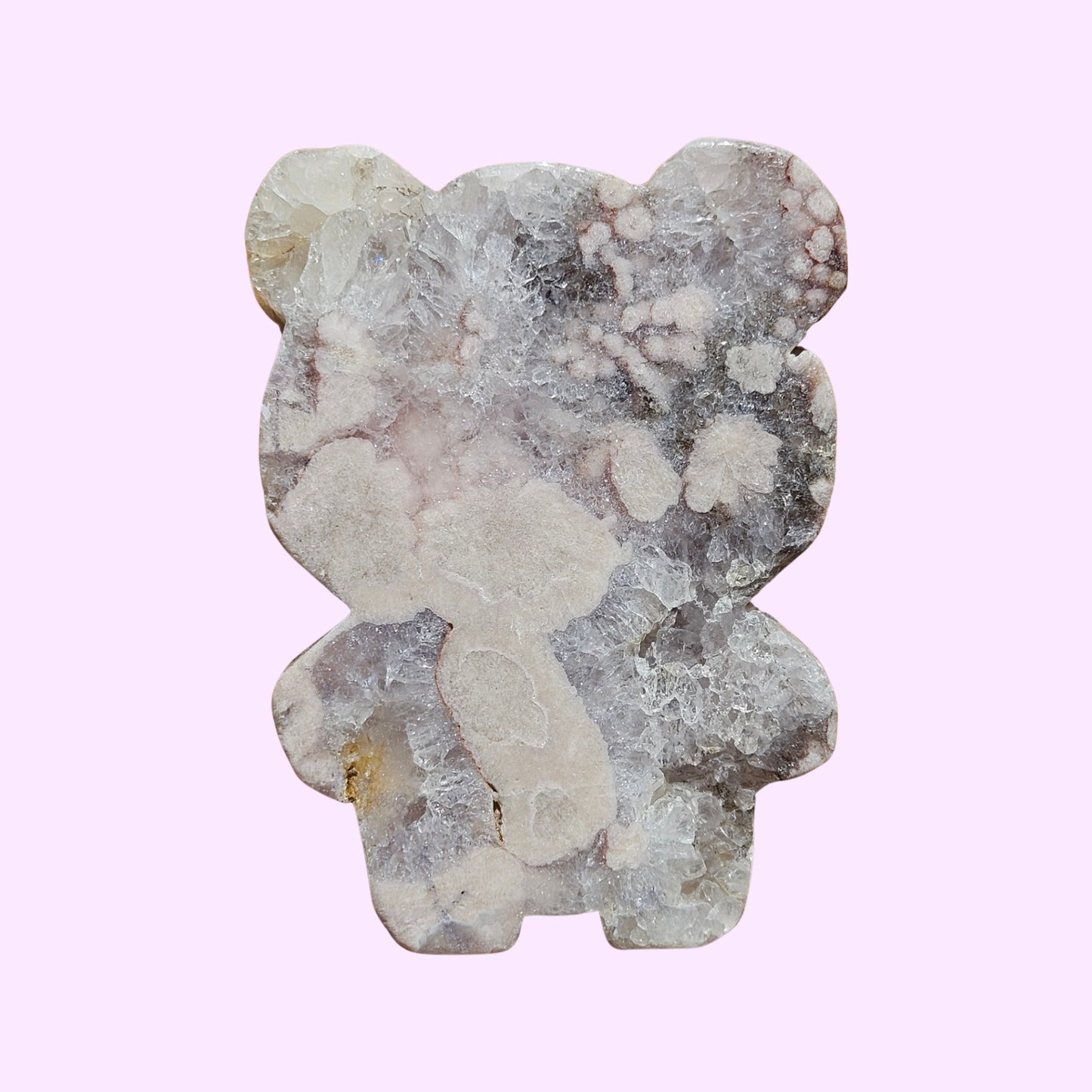 Pink Amethyst Bear