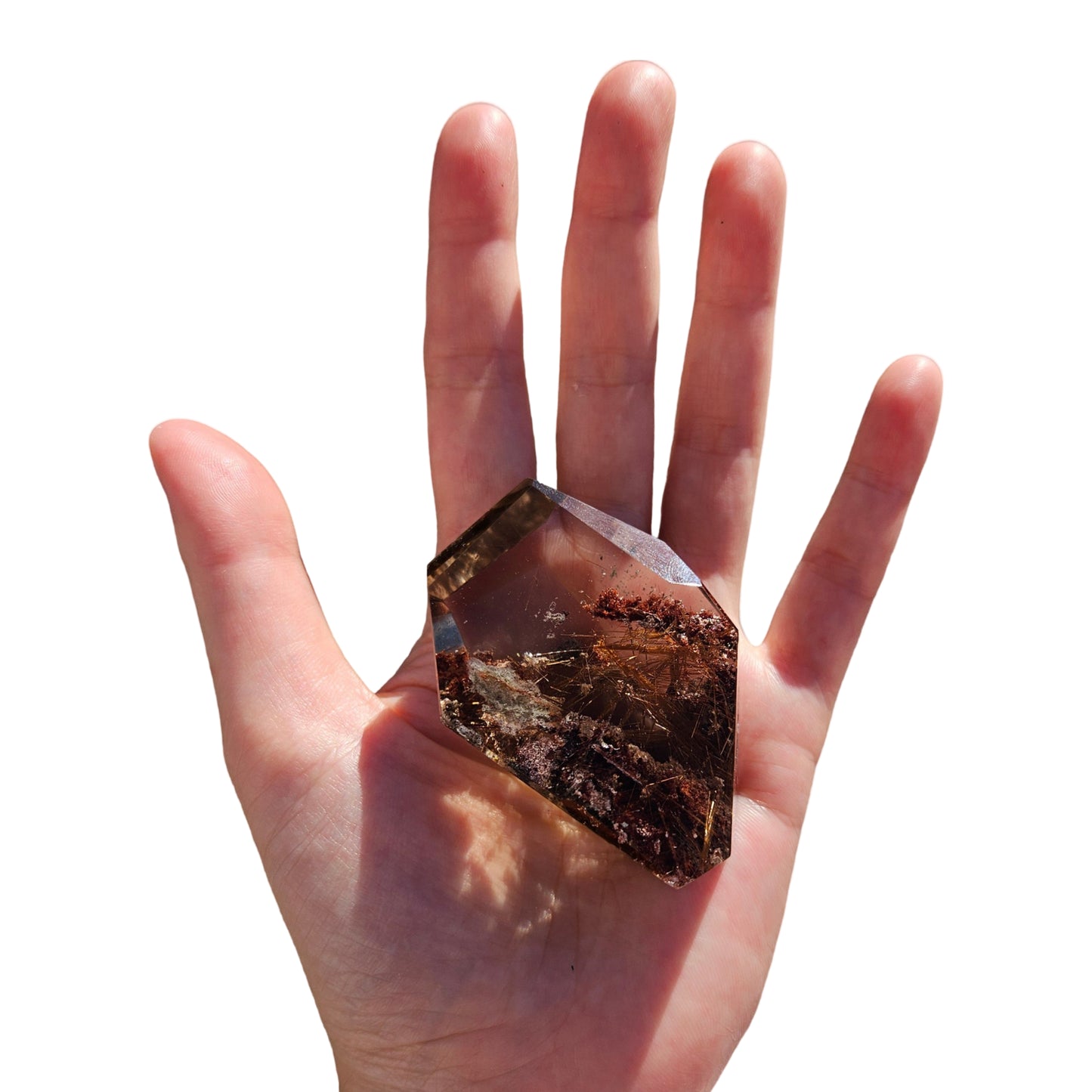 Rutilated Smoky Garden Quartz