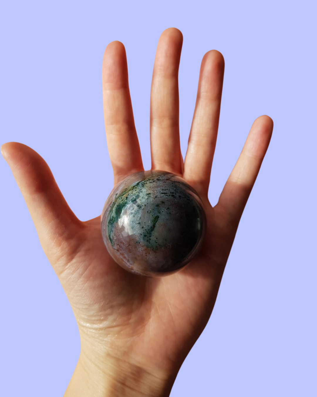 Sea Jasper (Ocean Jasper) Sphere