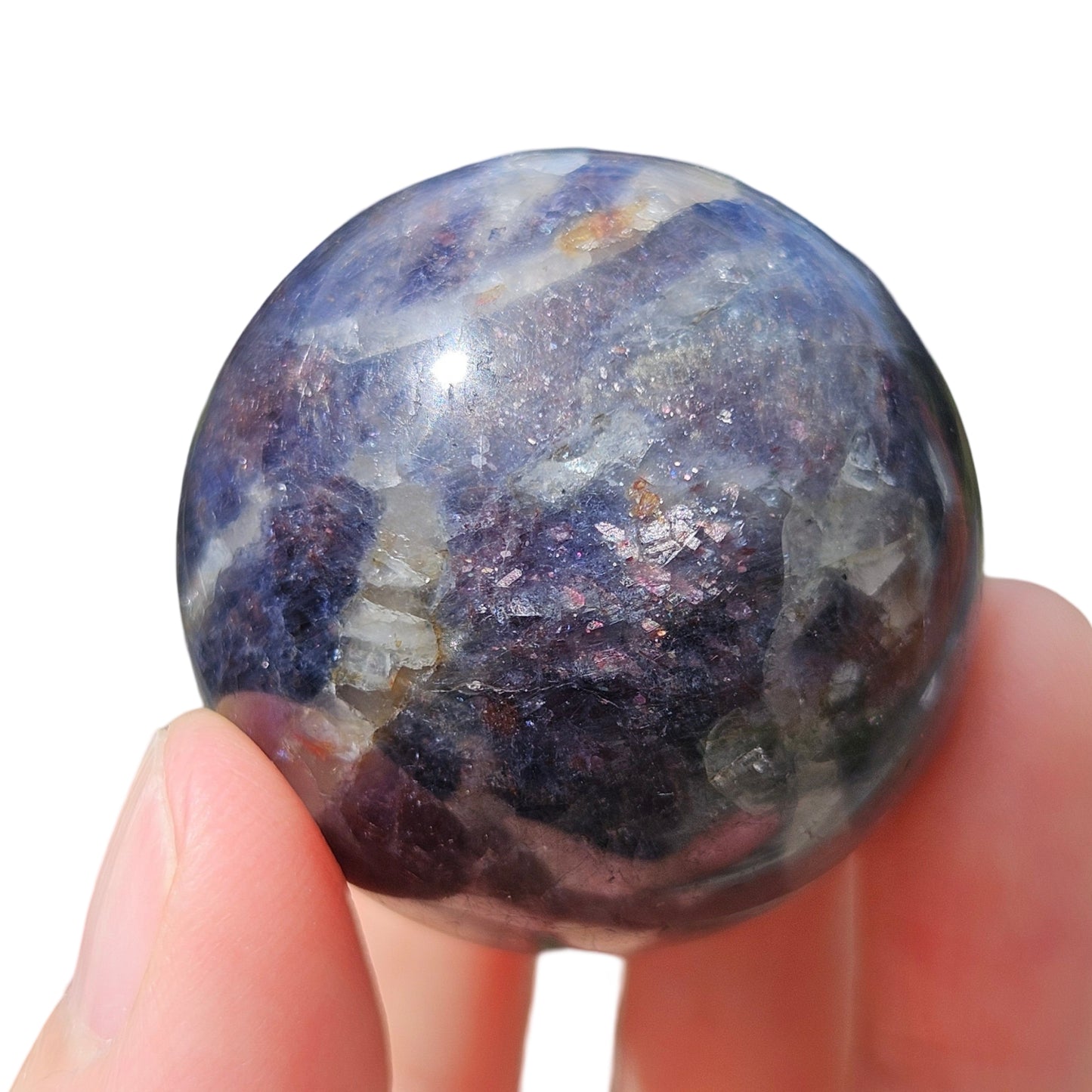 Bloodshot Iolite Sphere (1)