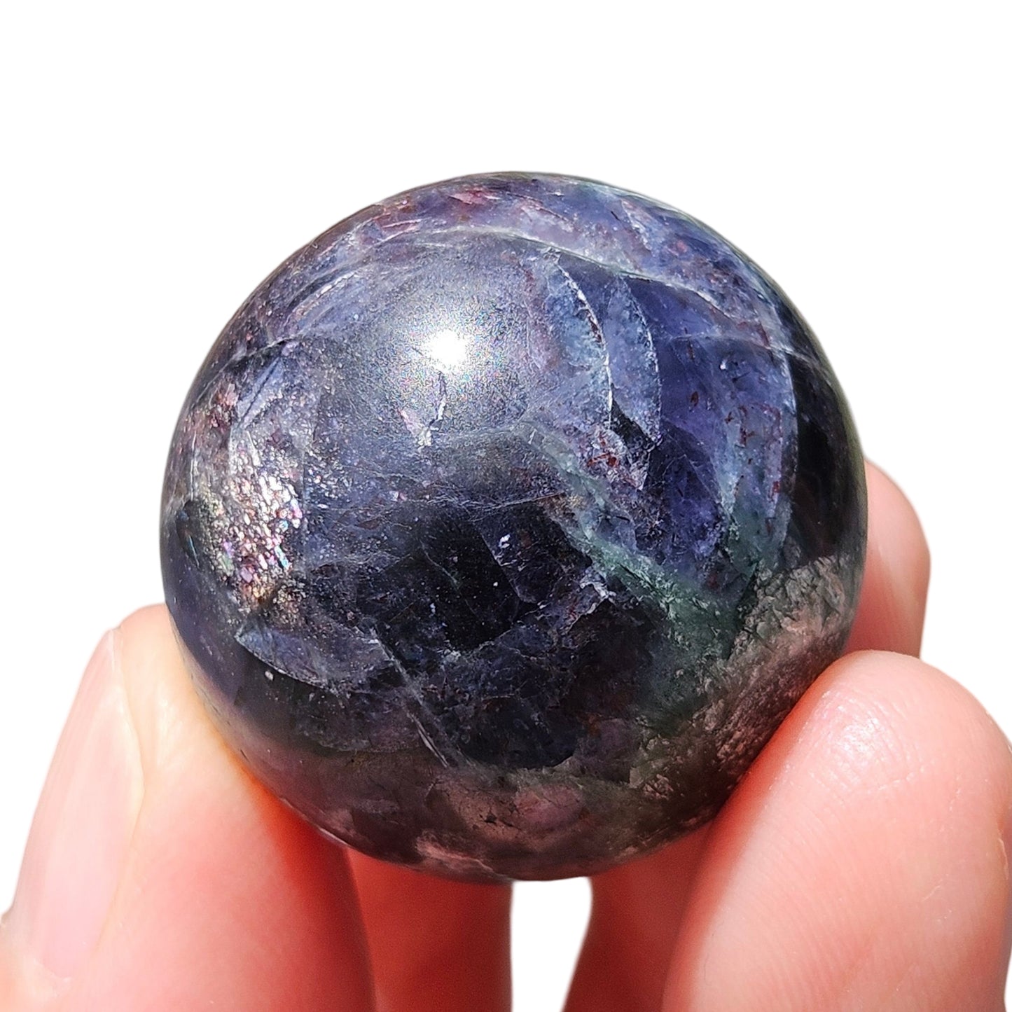 Bloodshot Iolite Sphere (5)