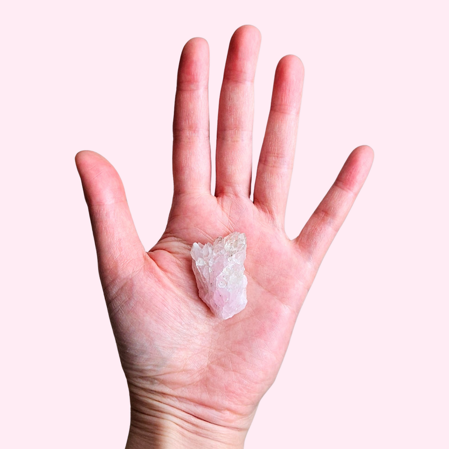 Crystallized Rose Quartz