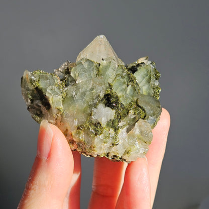 Epidote in Quartz (6)