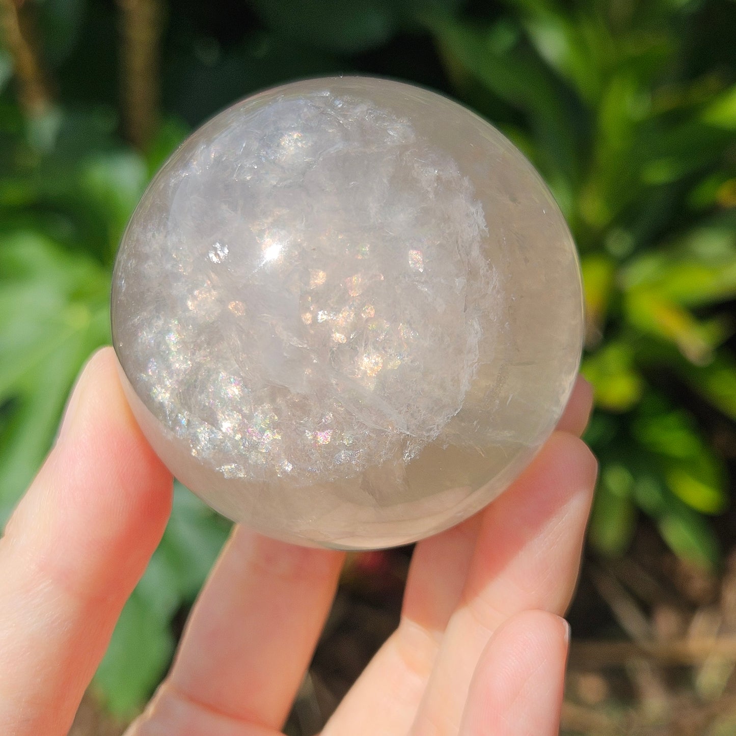 Yellow & Lavender Fluorite Mica Sphere