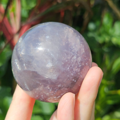 Purple Fluorite Mica Sphere