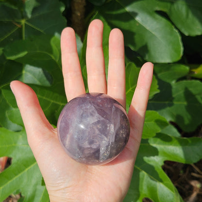 Purple Fluorite Mica Sphere