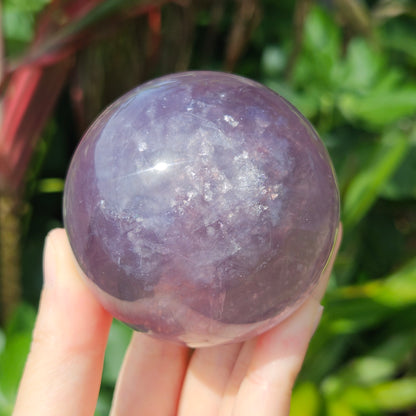 Purple Fluorite Mica Sphere (L)