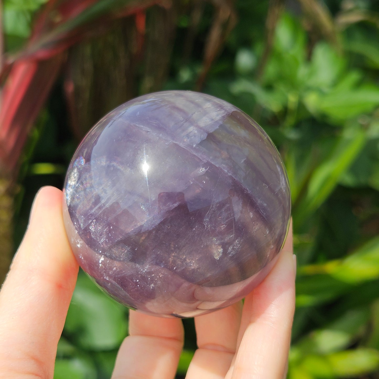 Purple Fluorite Mica Sphere (L)