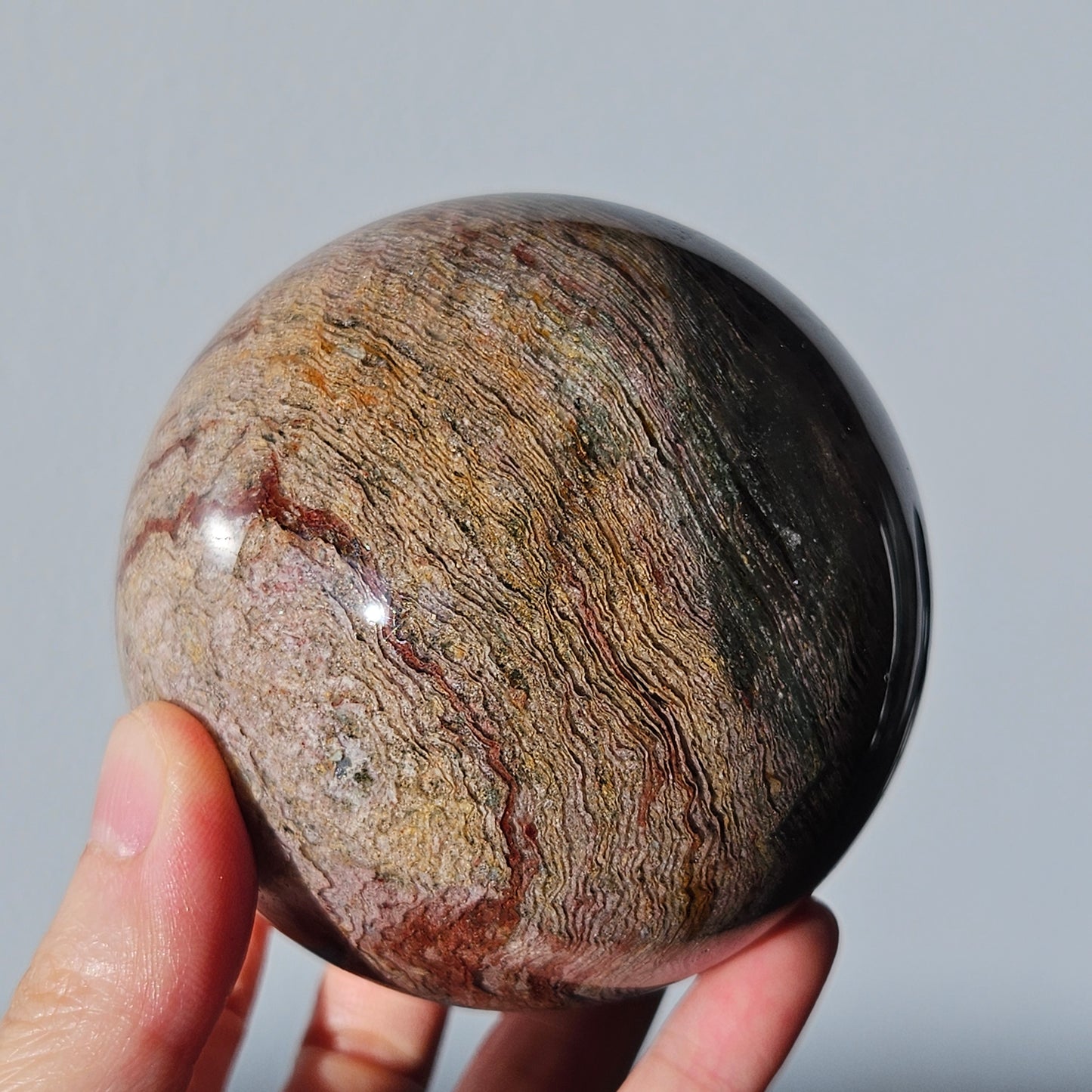 Thousand Layer Quartz Sphere | Large