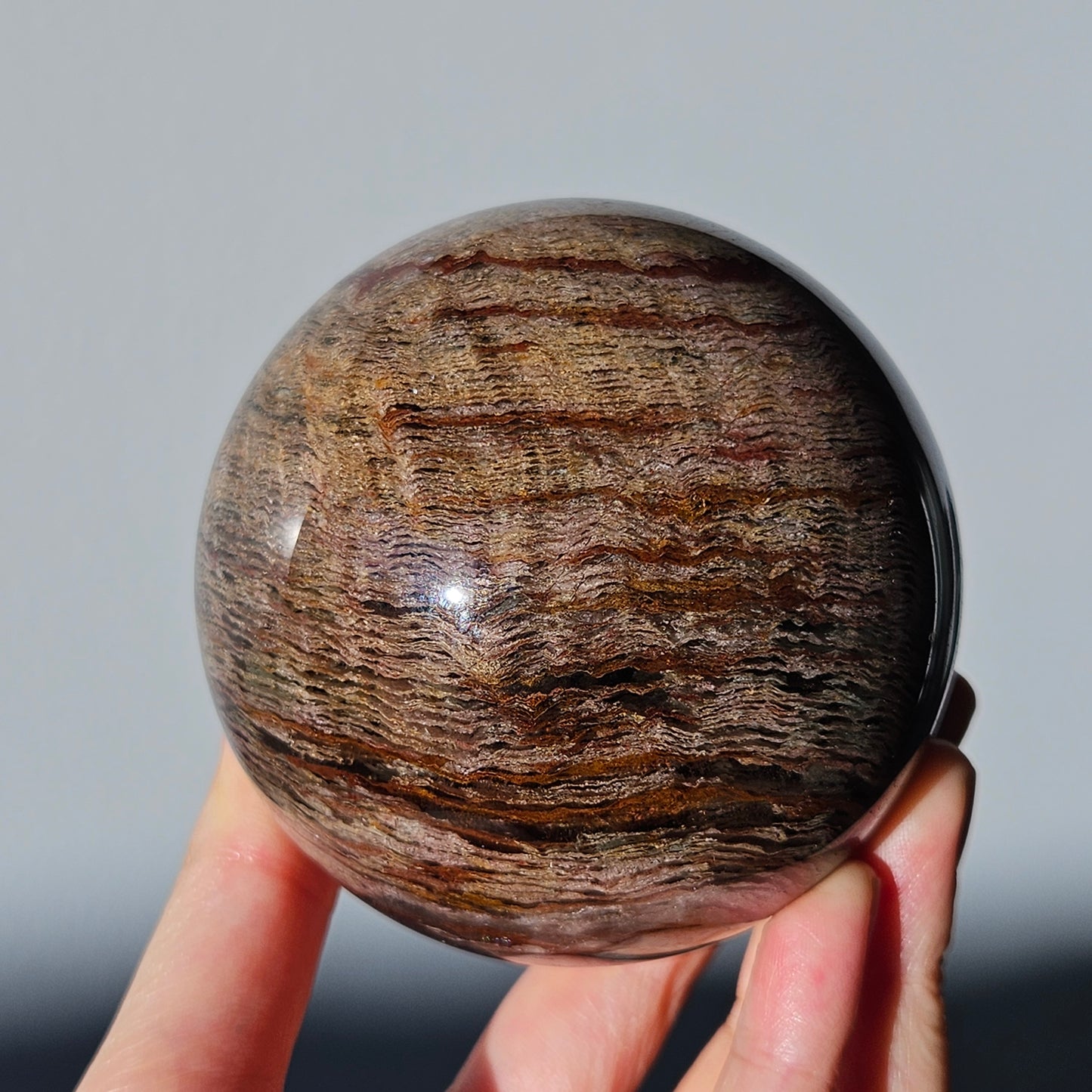 Thousand Layer Quartz Sphere | Large