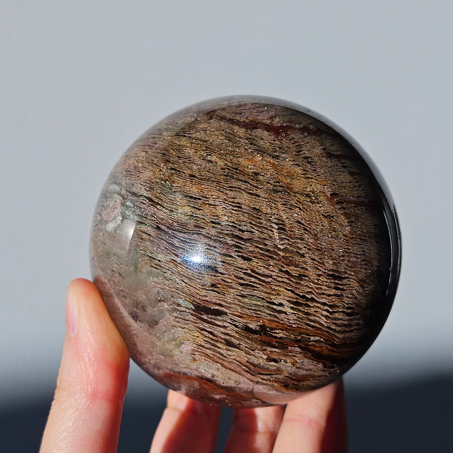 Thousand Layer Quartz Sphere | Large
