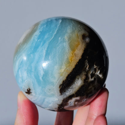 Blue Quartz Sphere