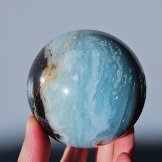Blue Quartz Sphere