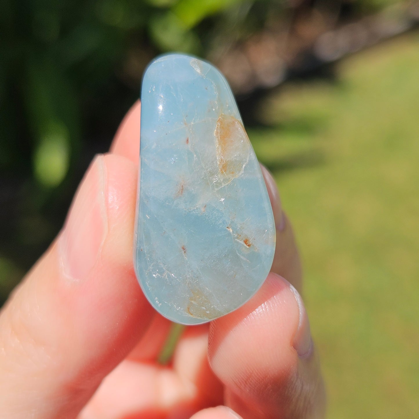 Aquamarine Tumble (Chatoyant)
