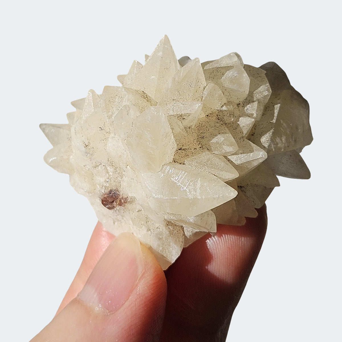 Mini dogtooth calcite cluster