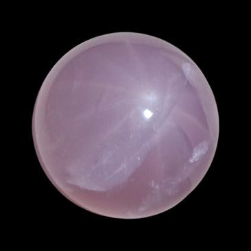 Star Rose Quartz Sphere (Double Star)