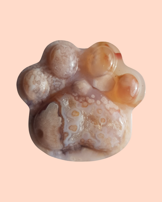 Flower Agate carving