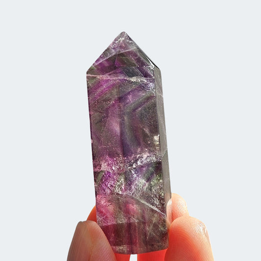 Fluorite Mini Point Purple and Green