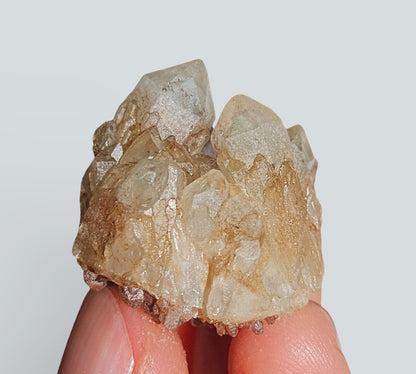 Green Phantom Quartz Cluster | Small