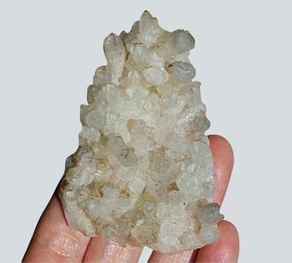 Green Phantom Quartz Cluster | 6cm x 4cm