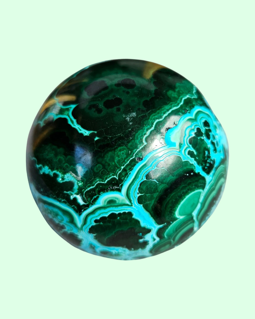 Malachite & Chrysocolla Sphere