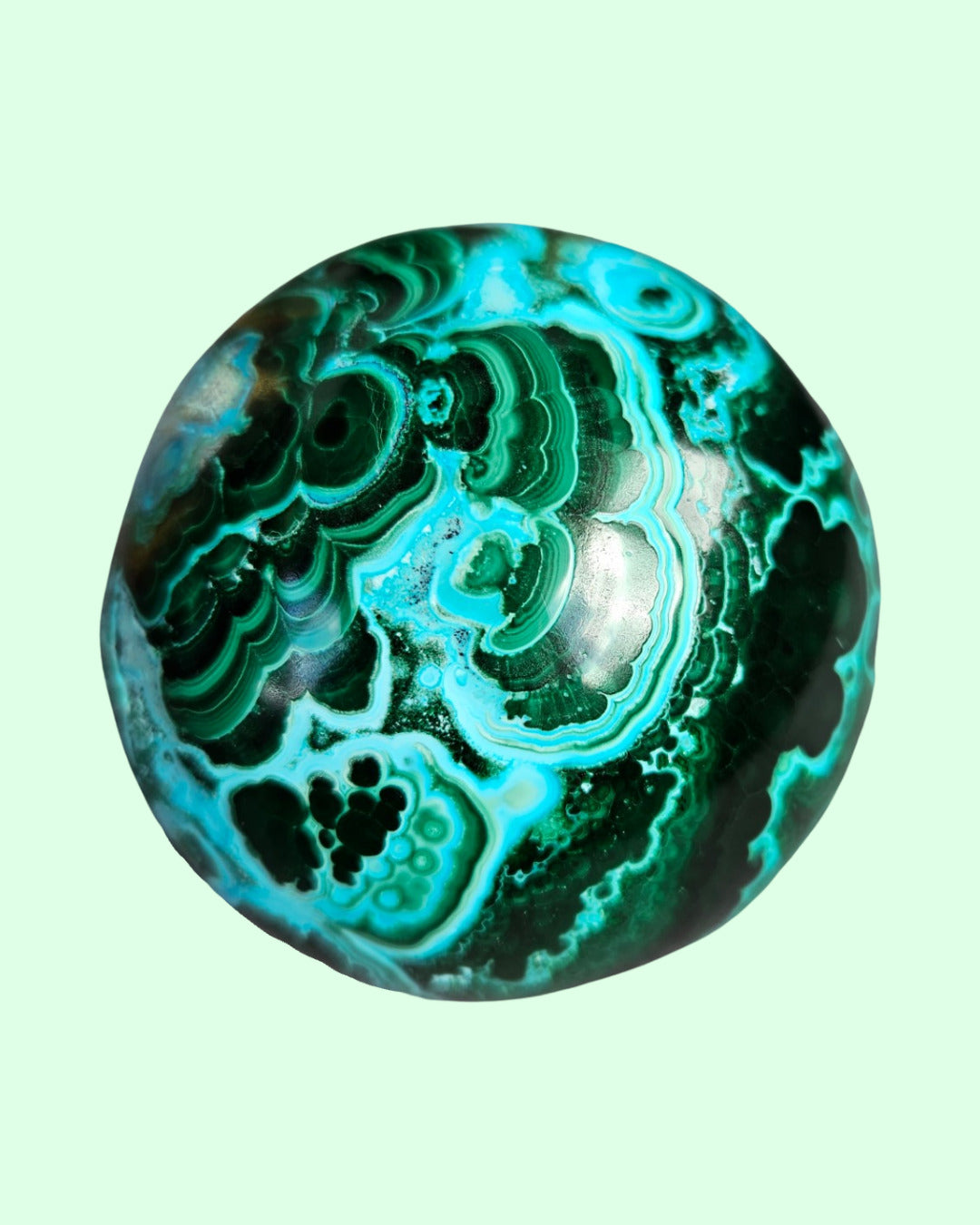 Malachite & Chrysocolla Sphere