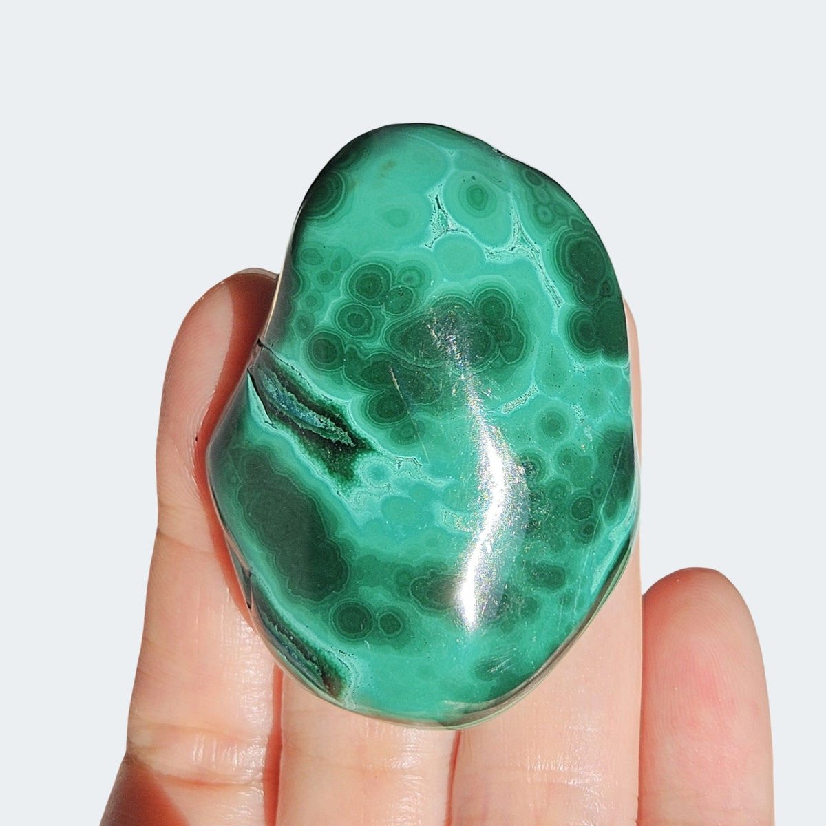 Malachite Chrysocolla Polished