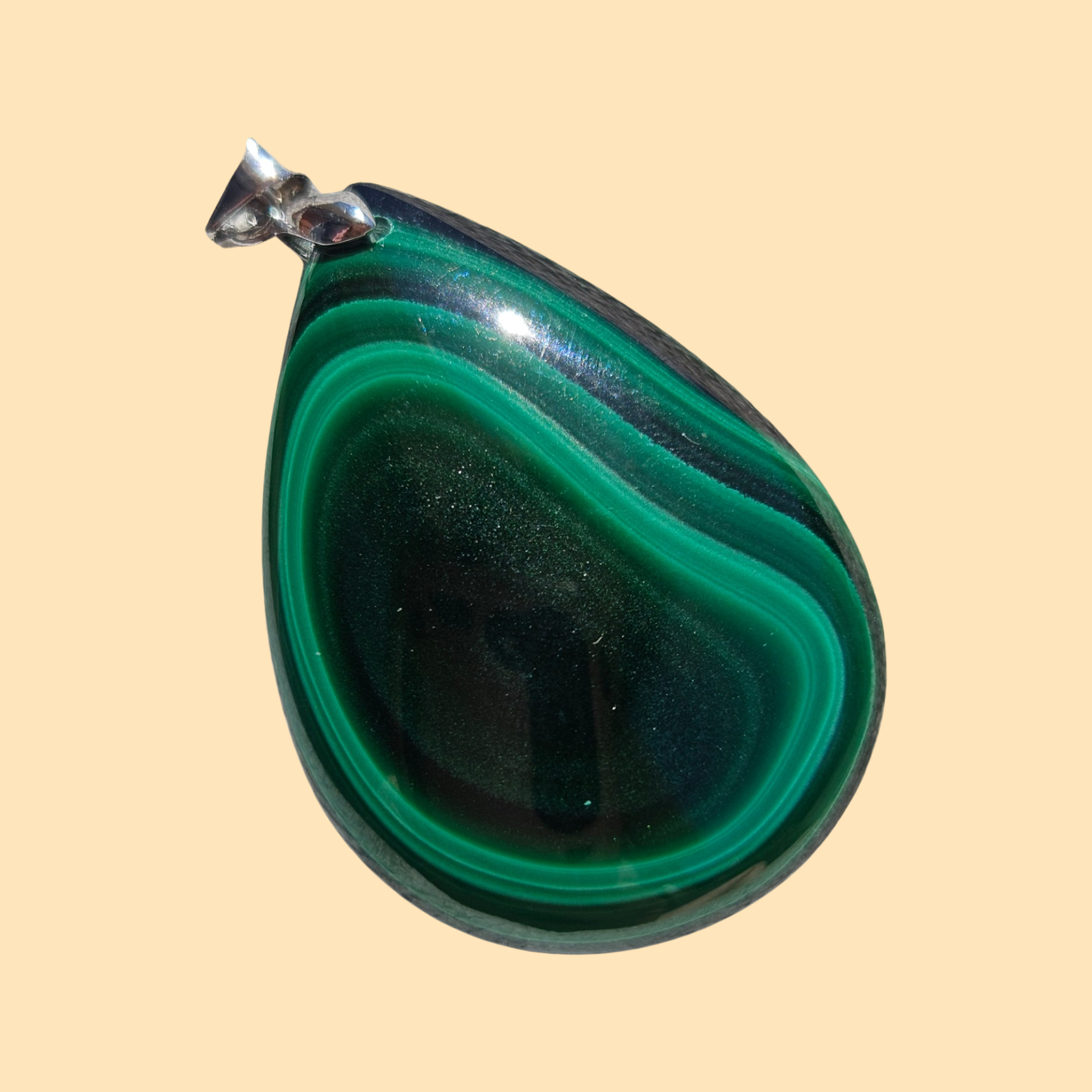 Malachite pendant