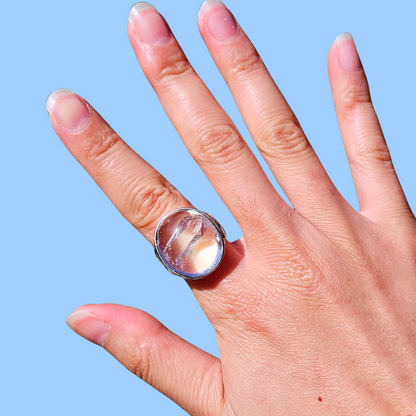 Manifestation Quartz Crystal Ring