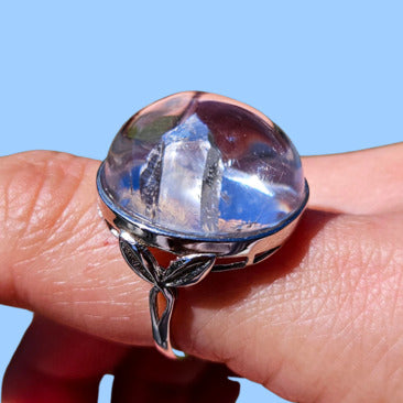 Manifestation Quartz Crystal Ring