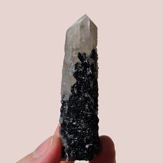 Inner Mongolian White Quartz with Hematite (Specularite)