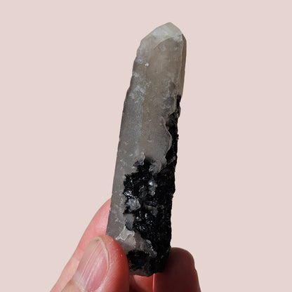 Inner Mongolian White Quartz with Hematite (Specularite)