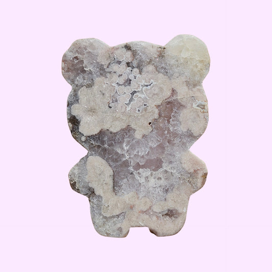 Pink Amethyst Bear