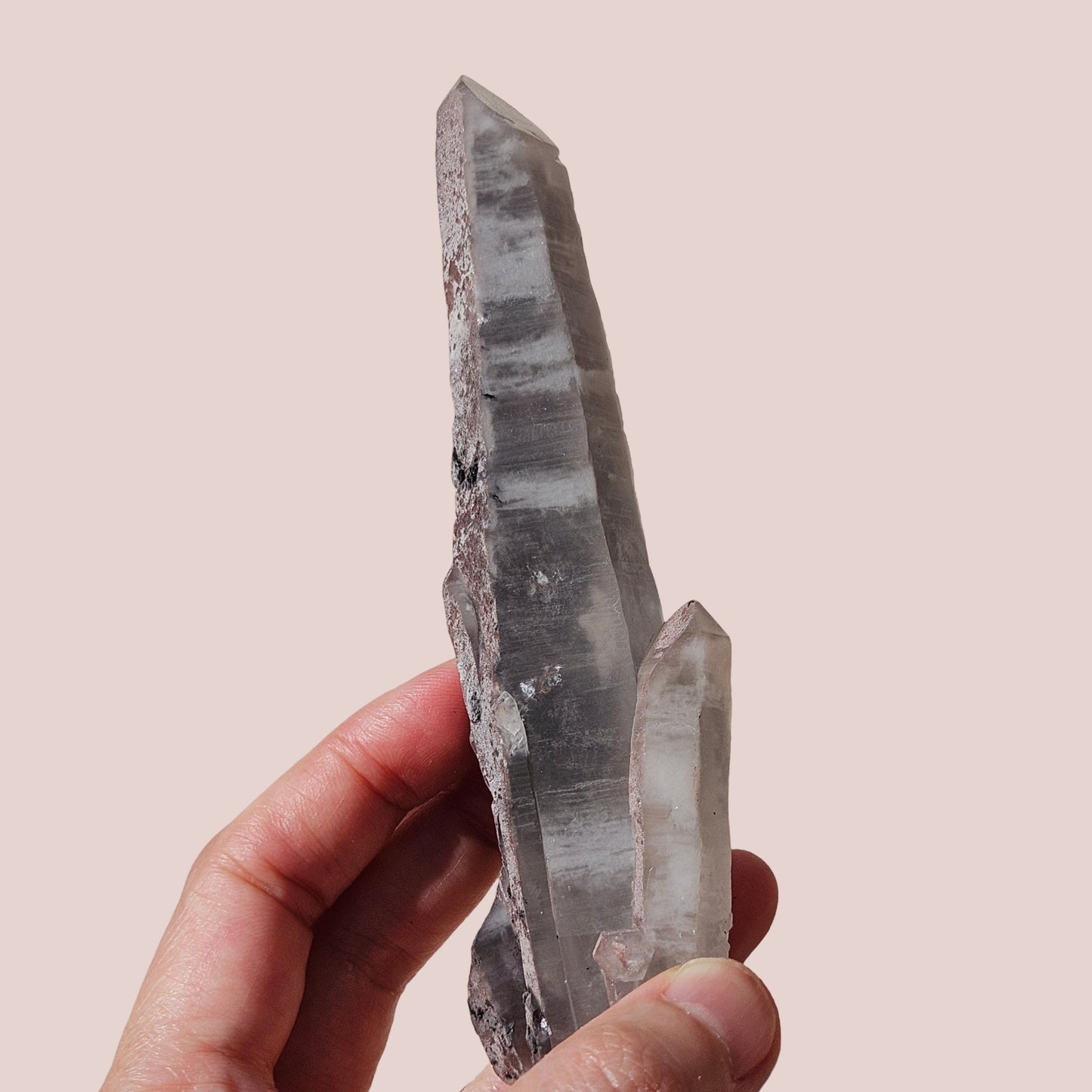 Pink Inner Mongolian Quartz with Specularite