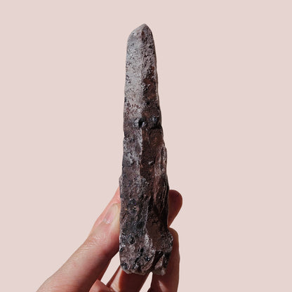 Pink Inner Mongolian Quartz with Specularite