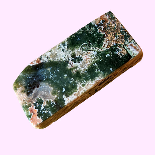 Pink Moss agate