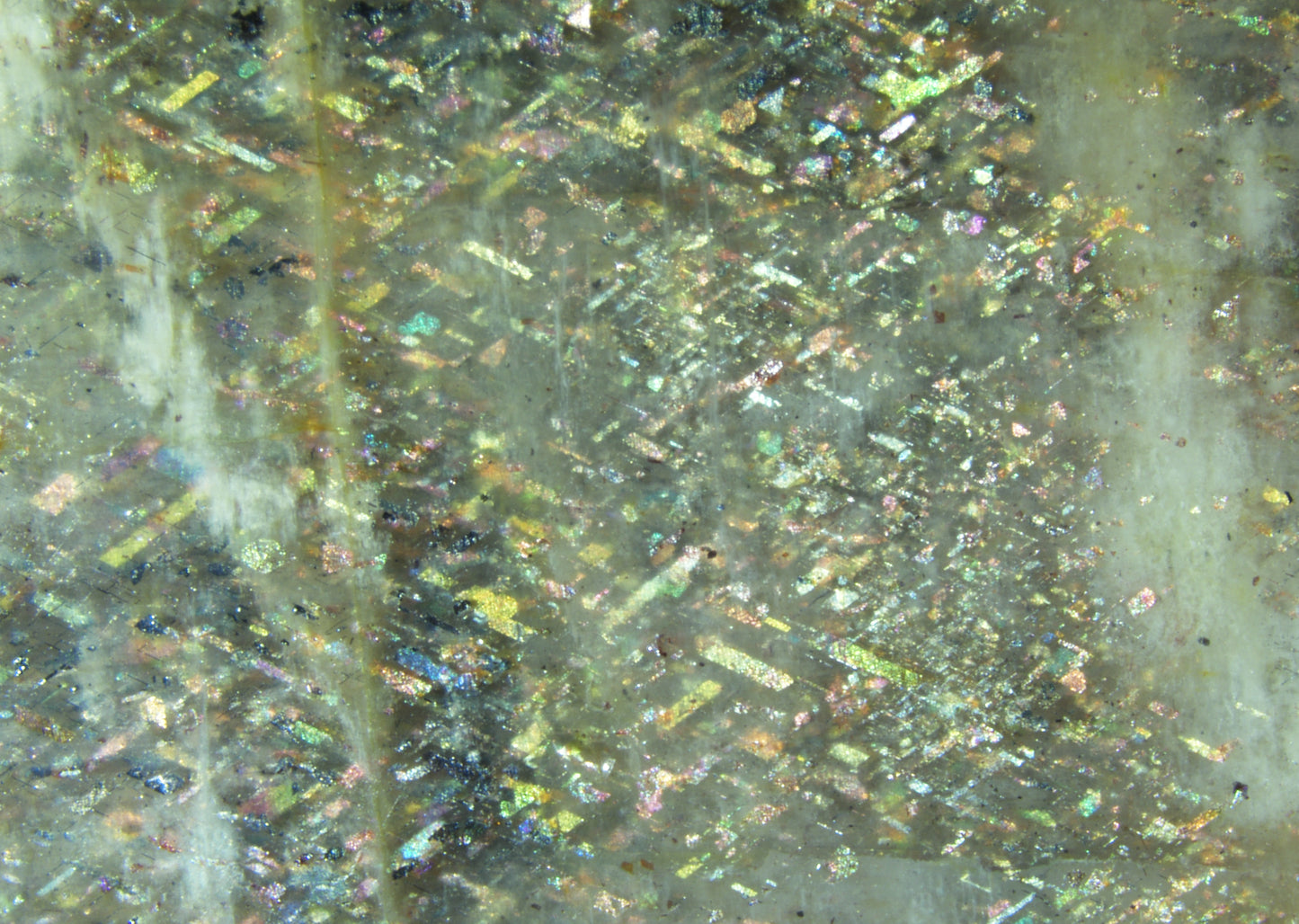 Rainbow Lattice Sunstone Close up