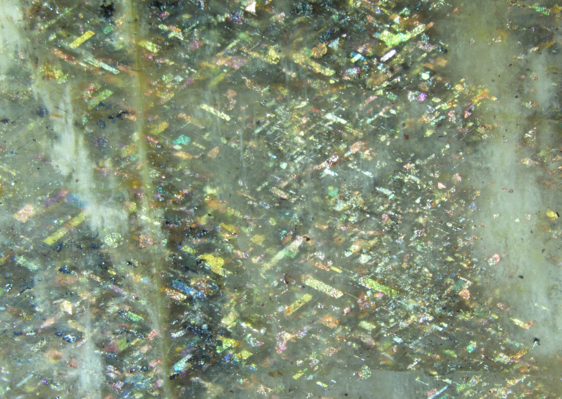 Rainbow Lattice Sunstone Close up