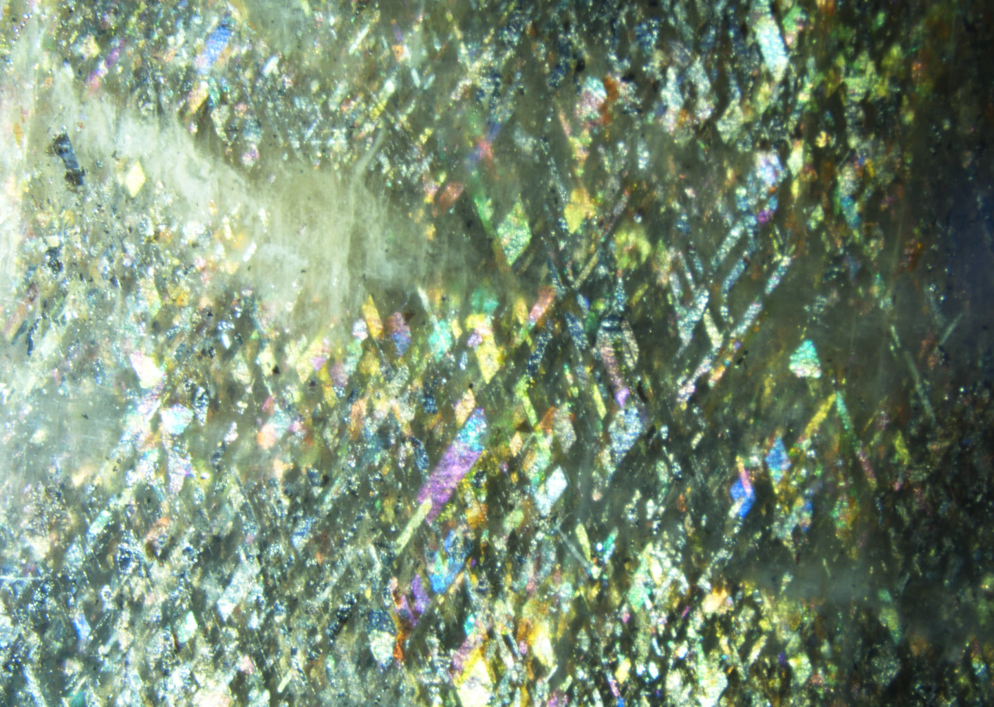 Rainbow Lattice Sunstone Close up