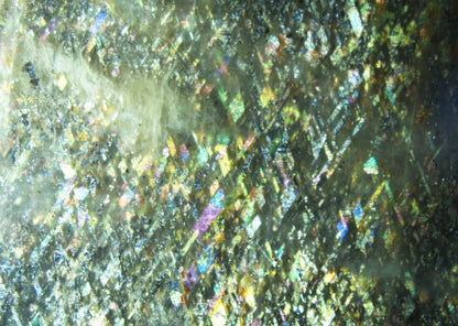 Rainbow Lattice Sunstone Close up