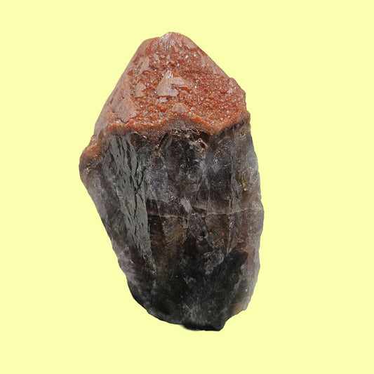 Red Capped Amethyst Point