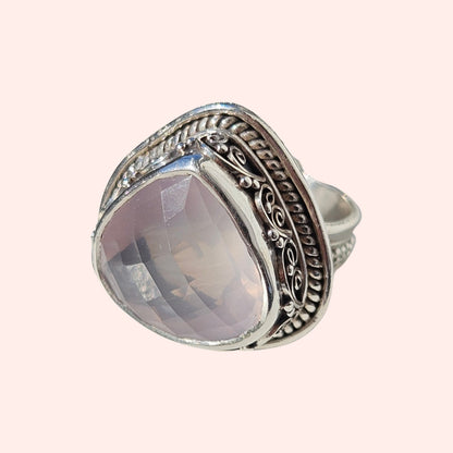 Rose Quartz Ring