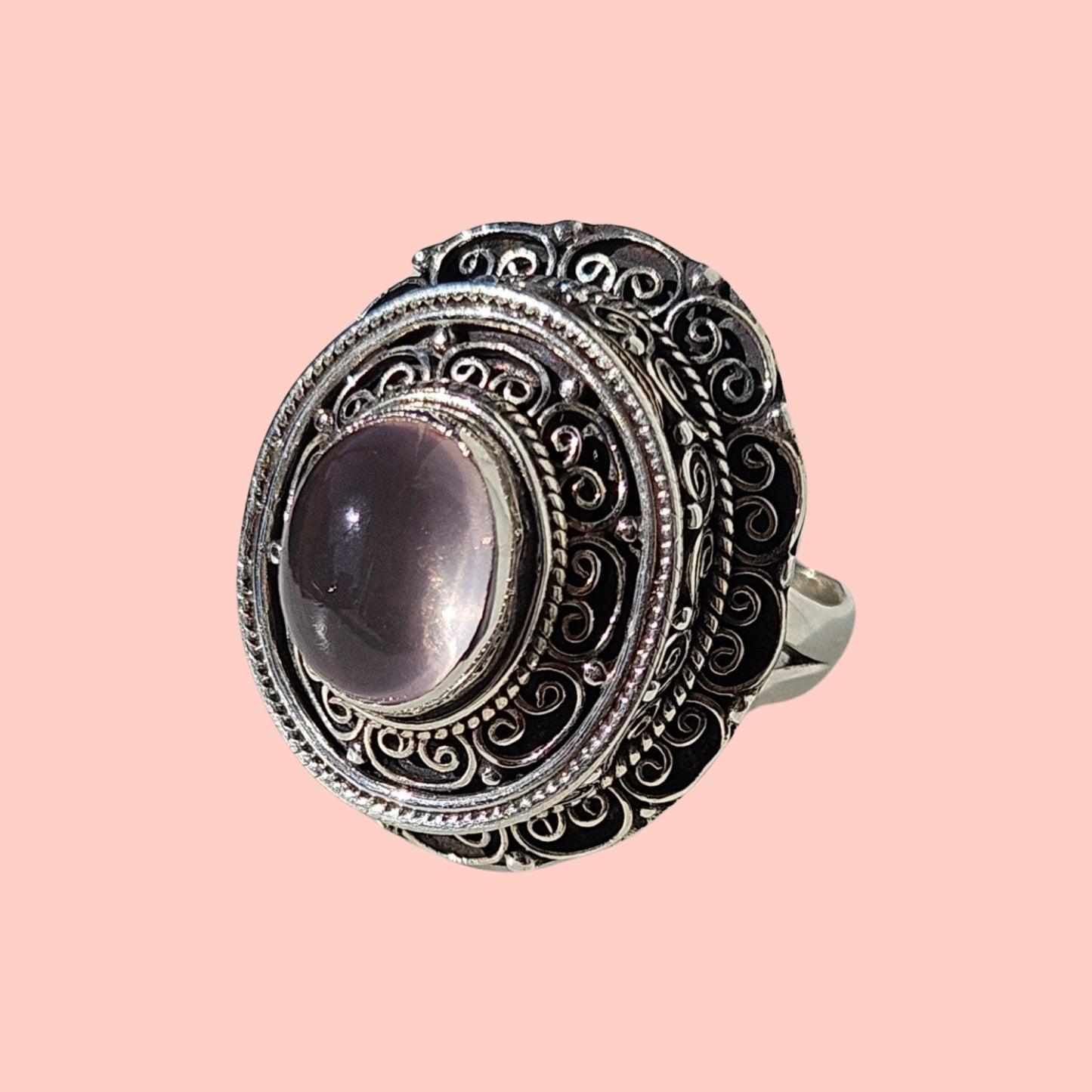 Rose Quartz Ring