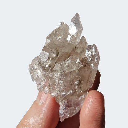 Self-Healed Smoky Quartz Cluster