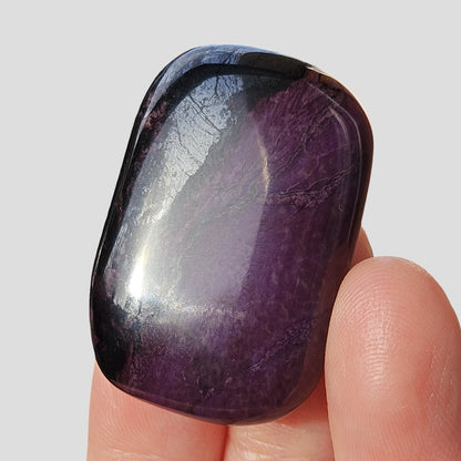 Sugilite with braunite from South Africa