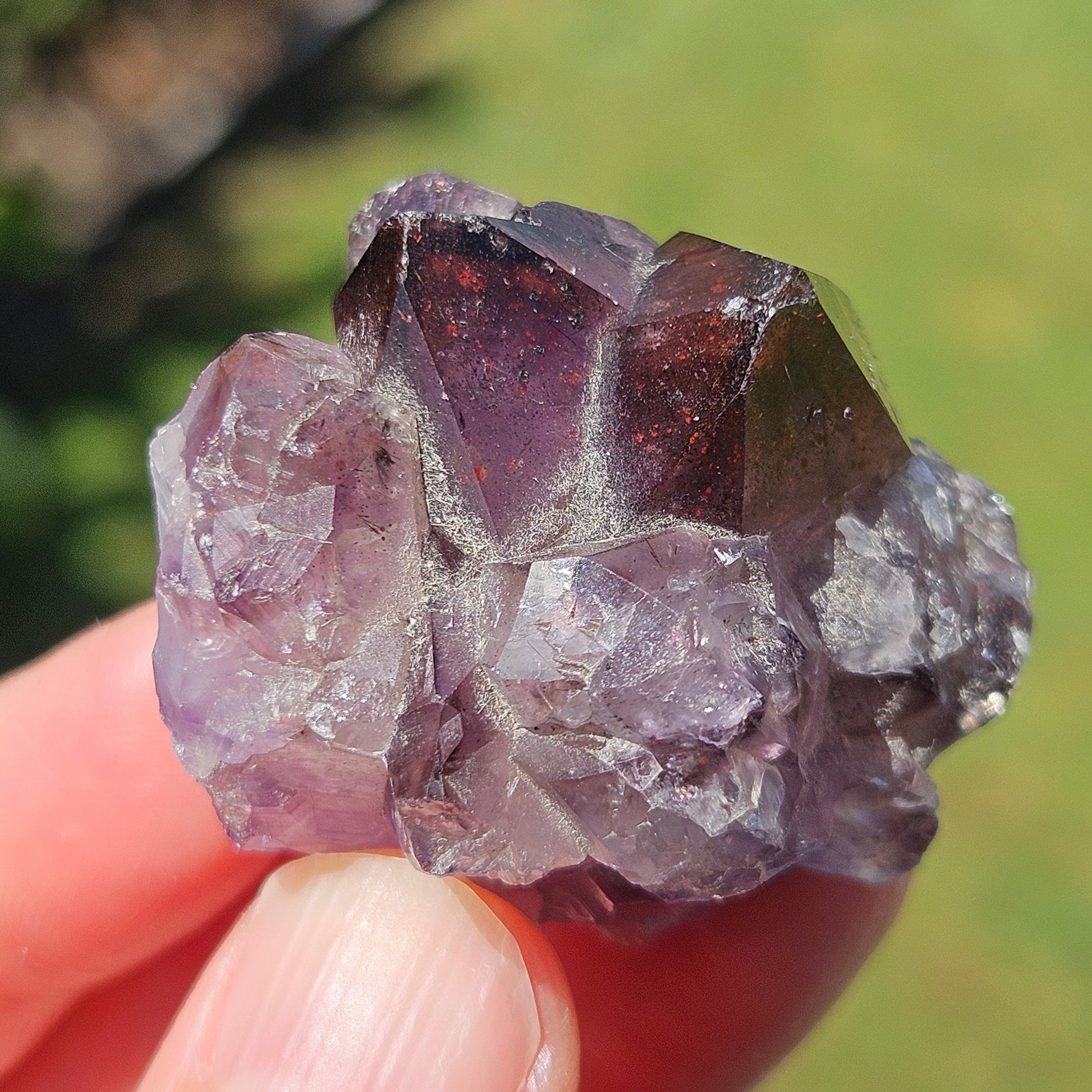 Super 7 Amethyst with Hematite inclusions