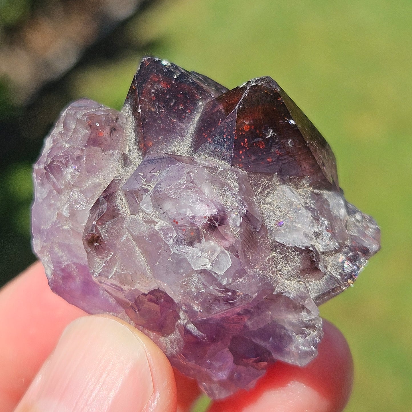 Super 7 Amethyst with Hematite inclusions