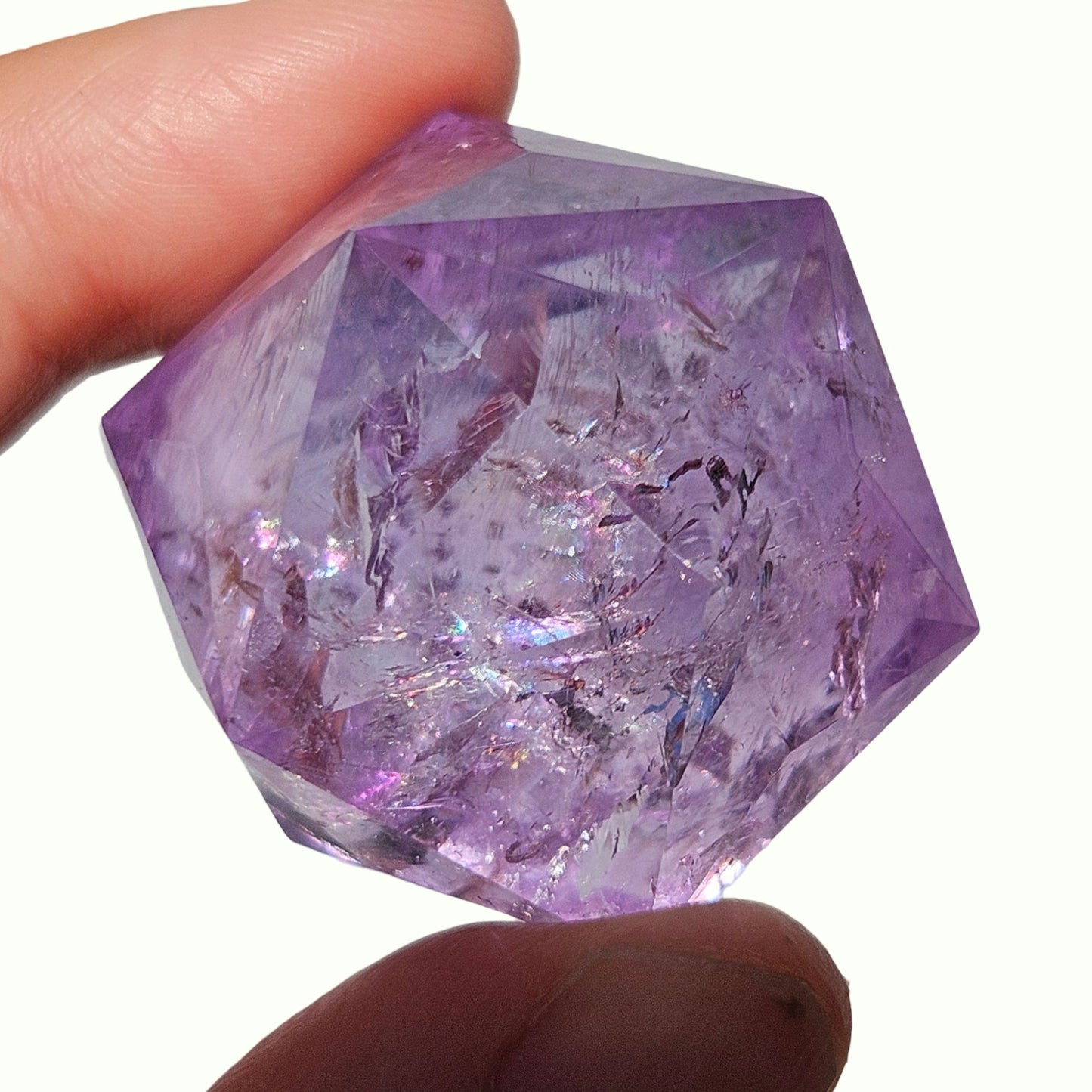 Amethyst Icosahedron (High Quality)